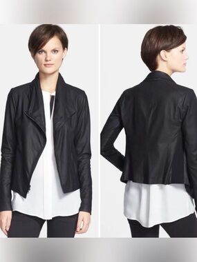 Vince Goat Scuba Leather Jacket